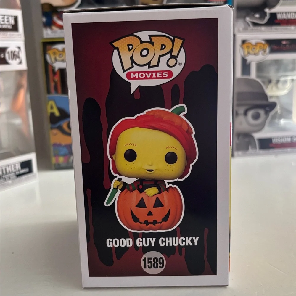 Funko Good Guy Chucky Pumpkin #1589 - Picture 3 of 9